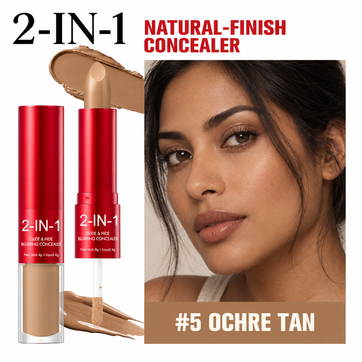 🌟2-in-1 Blurring Concealer – Multi-Use Smoothing Makeup Stickrfectly