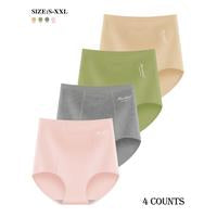 Women's High-Waisted Underwear, Breathable & Comfortable Panties