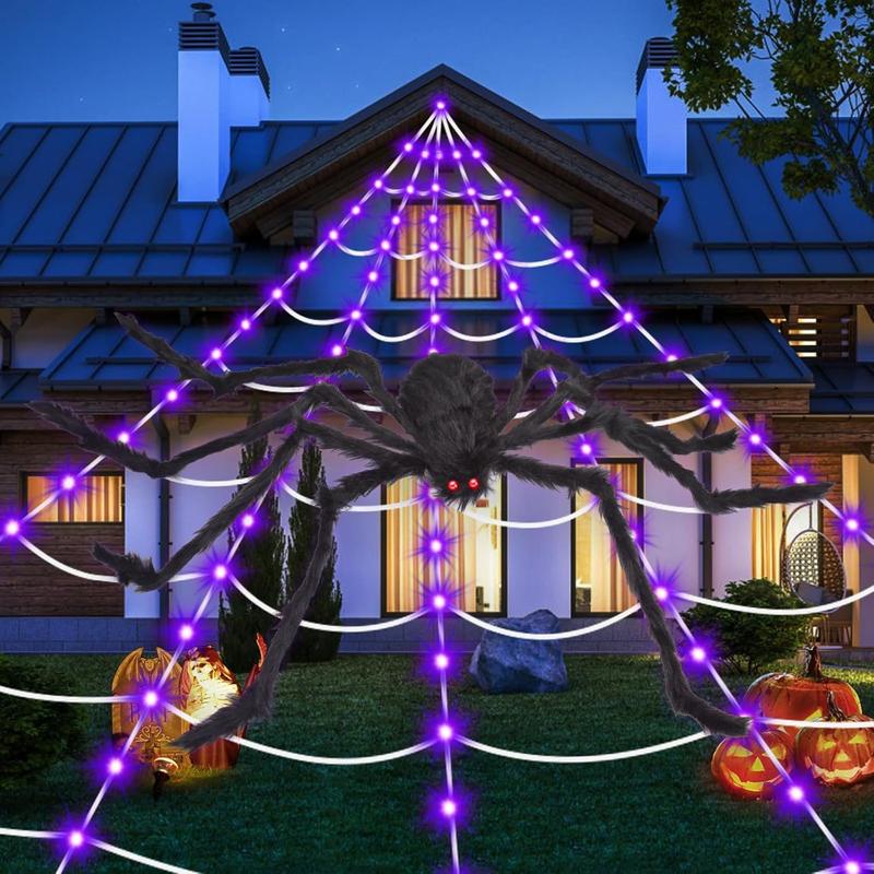 Halloween LED Spider Web