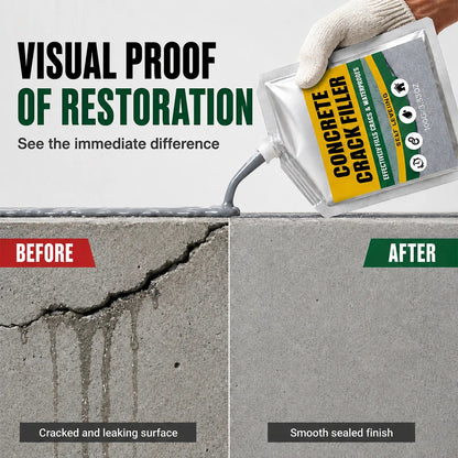 🏠Waterproof concrete Crack Filler for Indoor & Outdoor Use