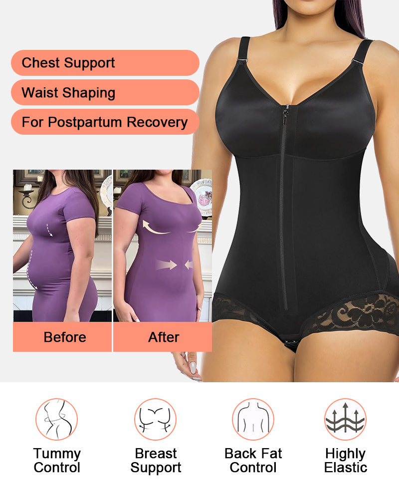 Overbust Fajas Colombianas Shapewear for Women Tummy Control Brief Shaper