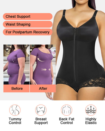 Overbust Fajas Colombianas Shapewear for Women Tummy Control Brief Shaper