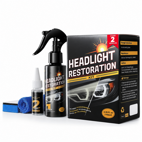 Toretark Car Headlight Restoration Kit