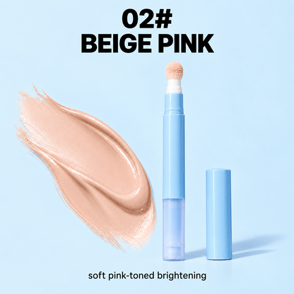 Hydrating Cream Concealer Pen – Sponge Applicator, Matte Finish, Brightening ✨