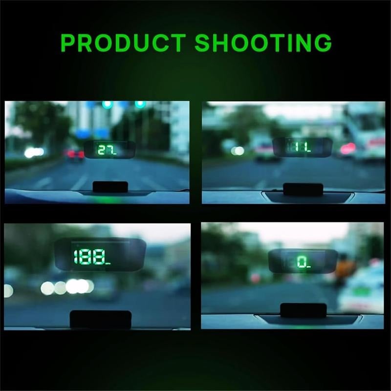 🚗 GPS Head-Up Display Speedometer – Digital HUD for Cars, Trucks & Motorcycles