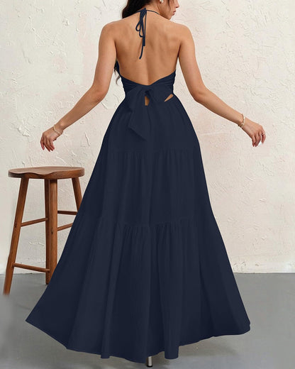 Women's Sleeveless A-Line Casual Dress