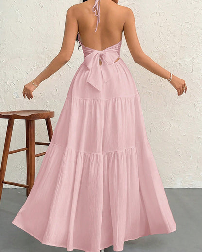 Women's Sleeveless A-Line Casual Dress