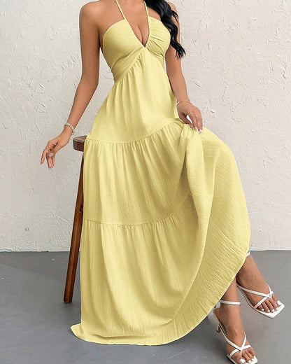 Women's Sleeveless A-Line Casual Dress