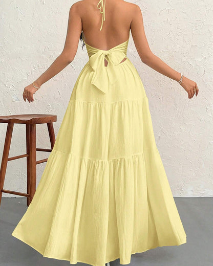 Women's Sleeveless A-Line Casual Dress
