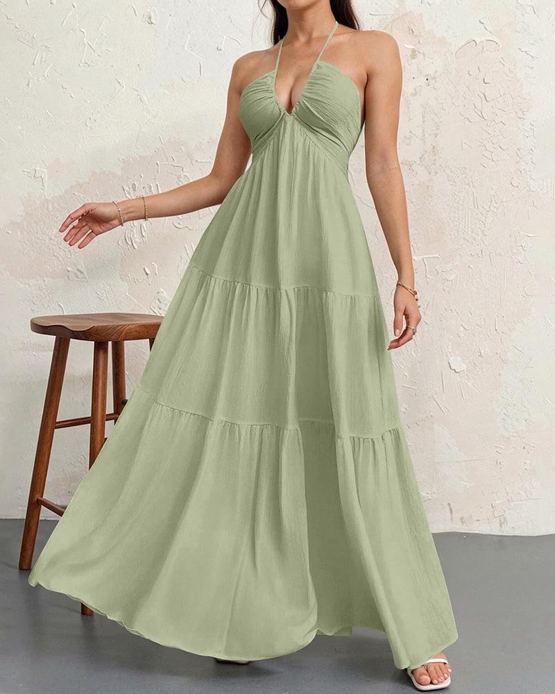 Women's Sleeveless A-Line Casual Dress