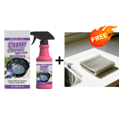 🔥Fast-Acting Heavy-Duty Grill Degreaser Spray🍢💦