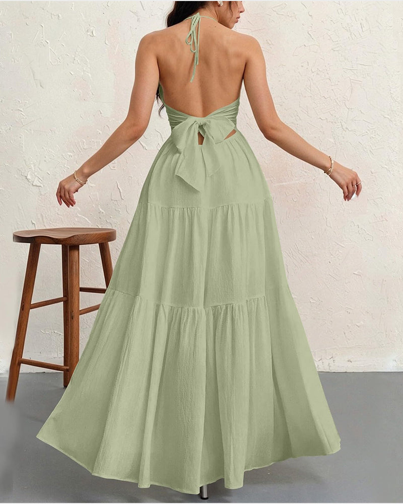 Women's Sleeveless A-Line Casual Dress