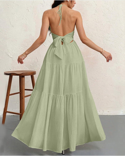 Women's Sleeveless A-Line Casual Dress