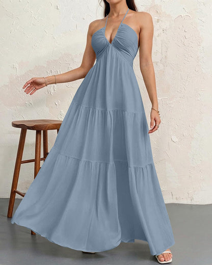 Women's Sleeveless A-Line Casual Dress
