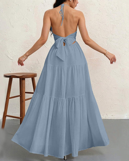 Women's Sleeveless A-Line Casual Dress