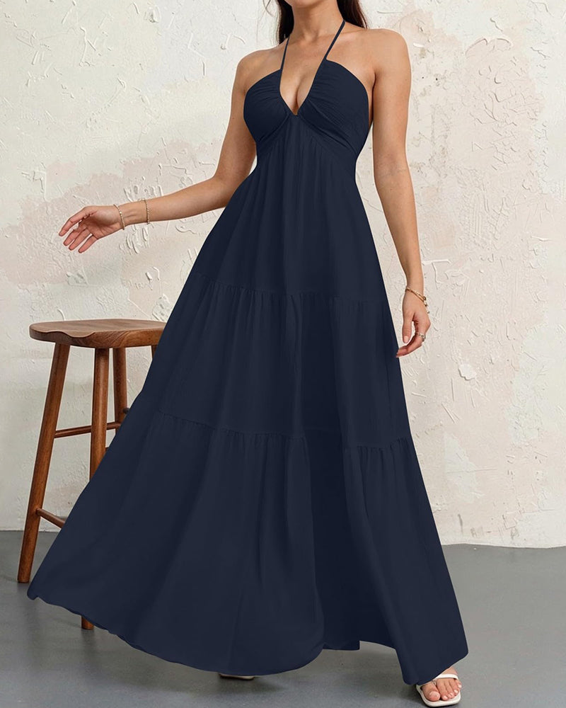 Women's Sleeveless A-Line Casual Dress