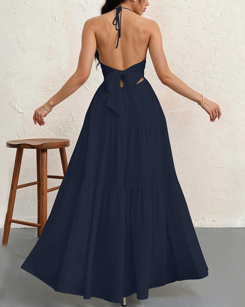 Women's Sleeveless A-Line Casual Dress
