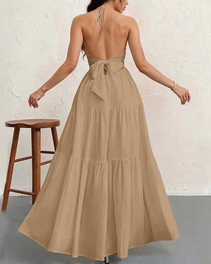 Women's Sleeveless A-Line Casual Dress