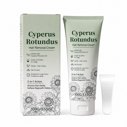 Cyperus Rotundus Hair Removal & Moisturizing Cream for Arms, Legs, Underarms