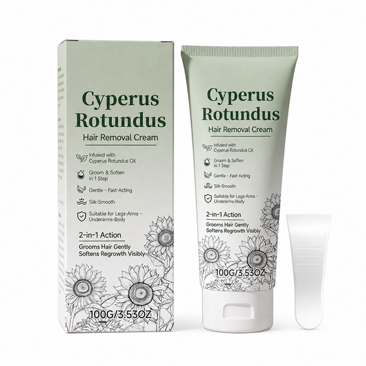 Cyperus Rotundus Hair Removal & Moisturizing Cream for Arms, Legs, Underarms