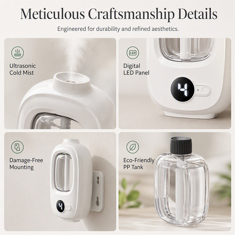 Cordless Timed Aroma Diffuser – Automatic Fragrance for Any Room