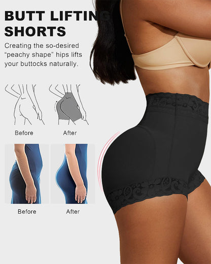High Waist Shapewear Panty with Anti-Slip Silicone Band