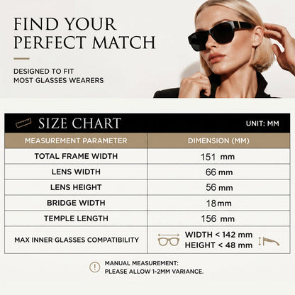 🔥Large Sunglasses to Wear Over Glasses for Women ✨