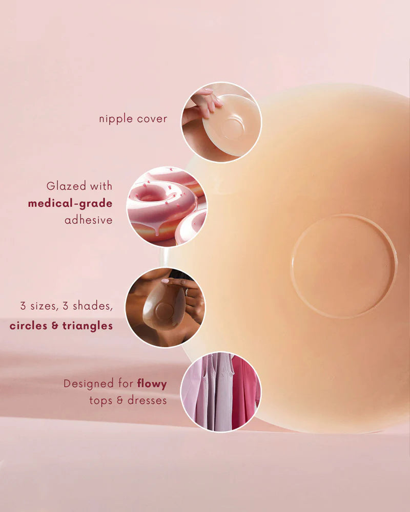 Invisible Lift Inserts  Double-Sided Adhesive Bra Lifter for Instant Boost