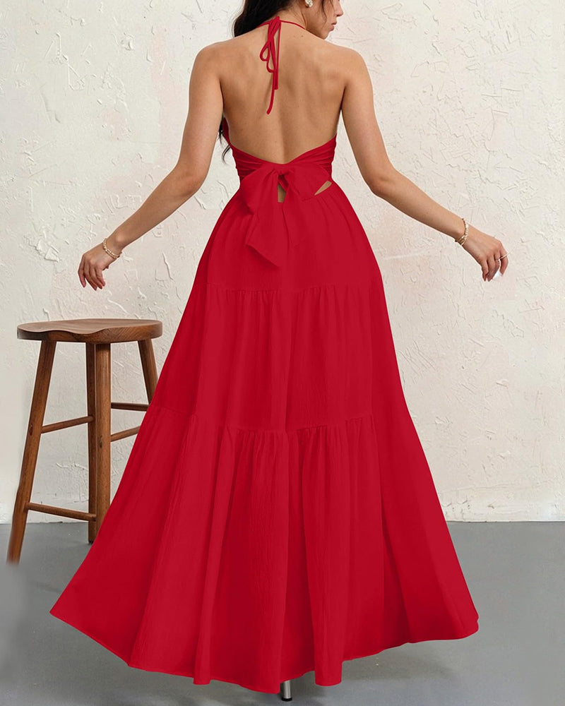 Women's Sleeveless A-Line Casual Dress