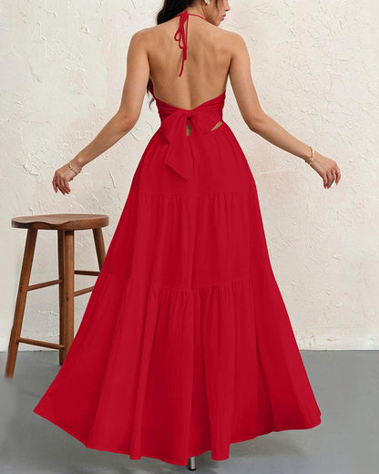 Women's Sleeveless A-Line Casual Dress