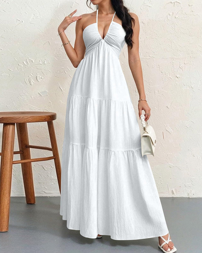 Women's Sleeveless A-Line Casual Dress