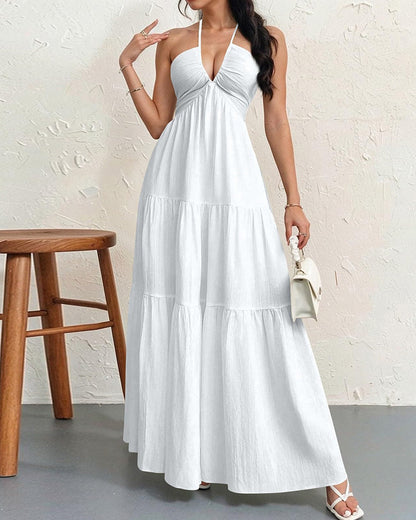Women's Sleeveless A-Line Casual Dress