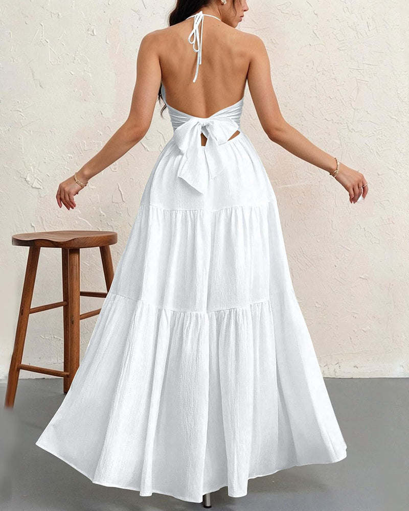 Women's Sleeveless A-Line Casual Dress