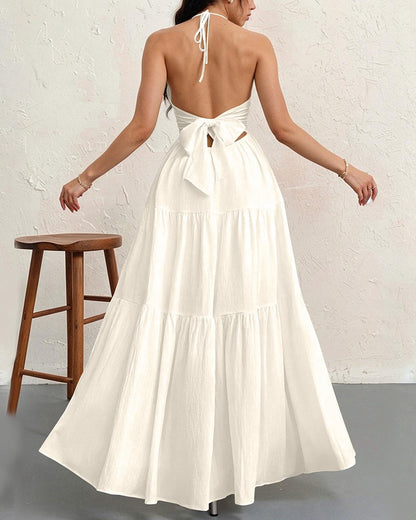 Women's Sleeveless A-Line Casual Dress