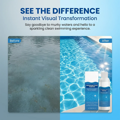 💧Effective Pool Water Purifier, Keeps Swimming Pool Water Clean & Clear