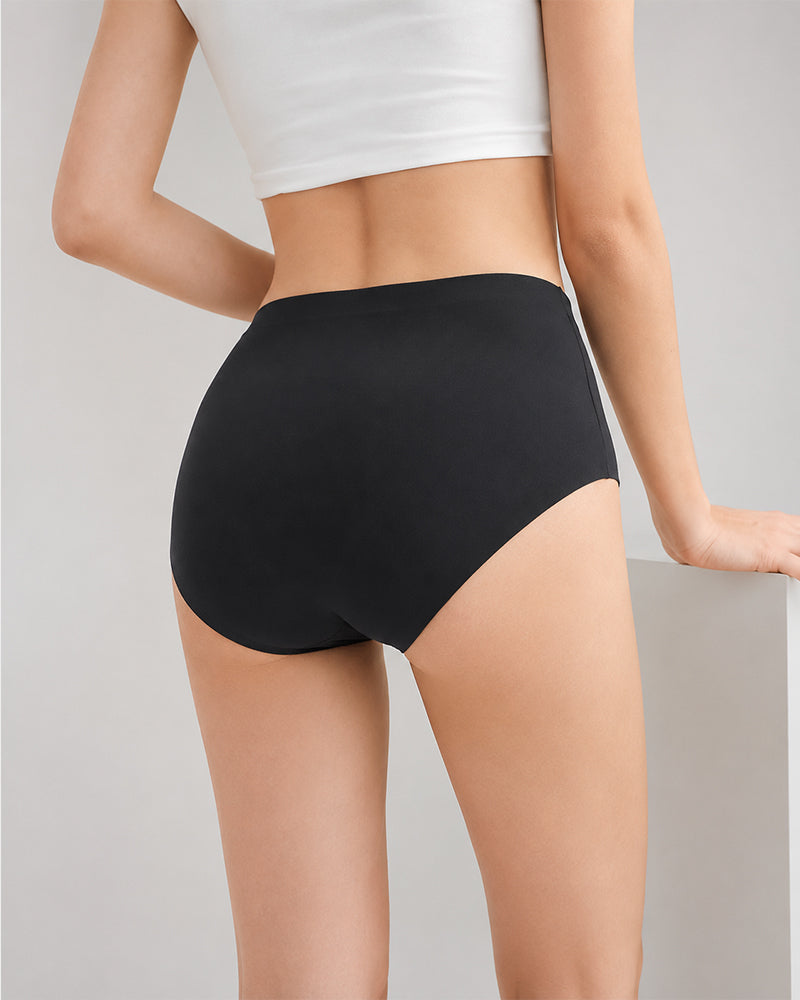 High Waist Seamleass Briefs Panties