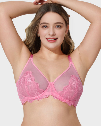 Full Coverage Lace Minimizer Bra