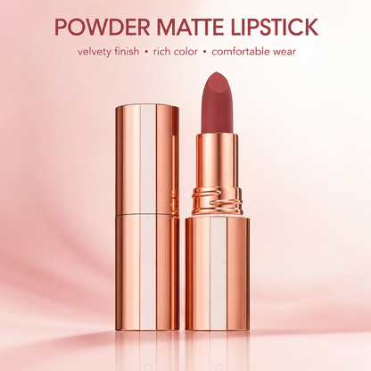 💋✨24H Long‑Lasting Matte Lipstick – Smudge‑proof, transfer‑resistant, vibrant colour. 👄🌹