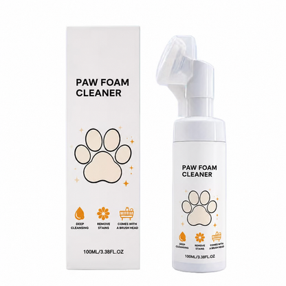 Pet Dog Paw Foam Cleaner 🐾 Rinse‐Free Foam With Built‐in Brush Head