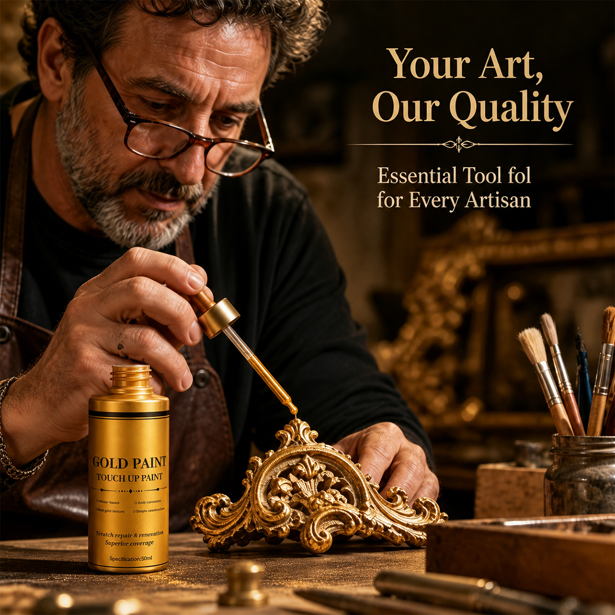 🥳💞Water Based Gold Paint