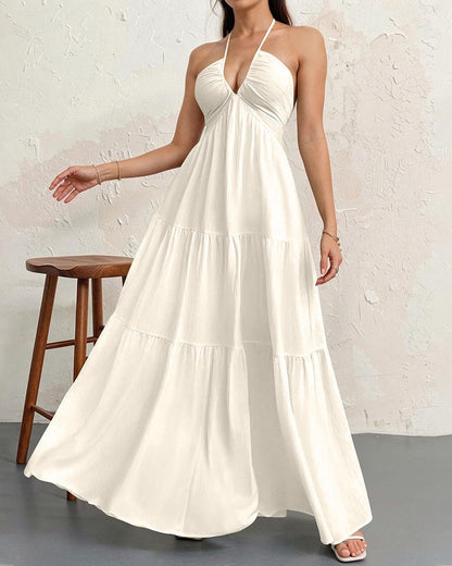 Women's Sleeveless A-Line Casual Dress