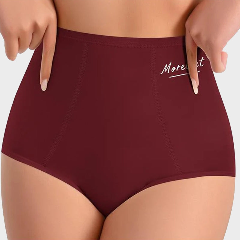 Women's High-Waisted Underwear, Breathable & Comfortable Panties（6/12）