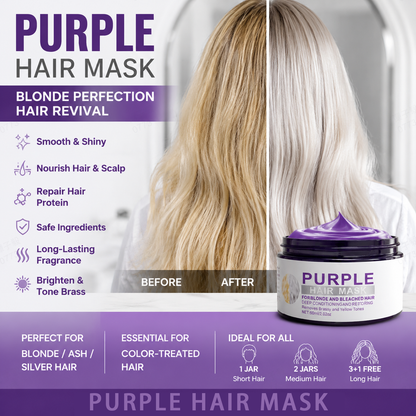 👱‍♀️ Moisturizing Purple Hair Mask with Long‑Lasting Scent ✨