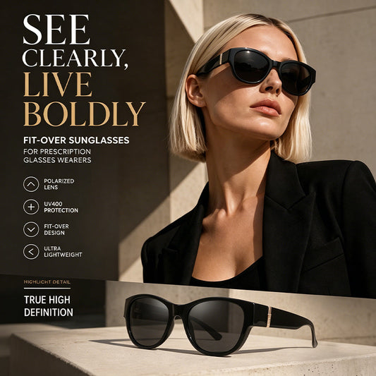 🔥Large Sunglasses to Wear Over Glasses for Women ✨