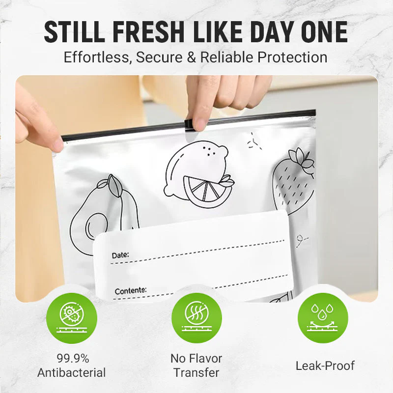 🔥Global bestseller🍗Reusable Aluminum Foil Sealable Storage Bags🥦