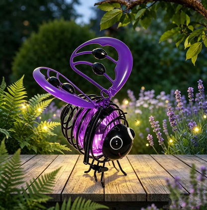 🌙🍃Hanging Solar Bee Light – Warm Amber Garden Decor for Patio, Camping & Outdoor Parties🌞🌜