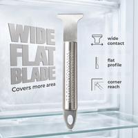 Stainless refrigerator defrosting shovel