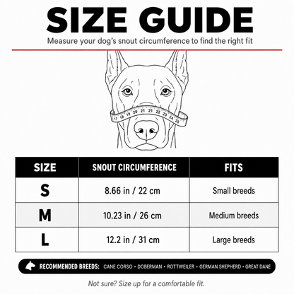 🐶Halloween Scary Dog Muzzle Costume with Bloody Fangs 🎃