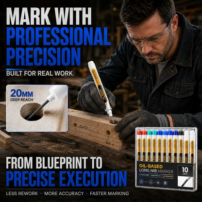 Precision Tip Quick-Dry Oil-Based Marker Pen