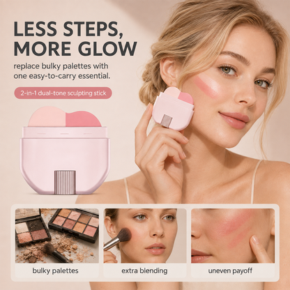 2-in-1 Long-Lasting Highlighter & Blush Stick
